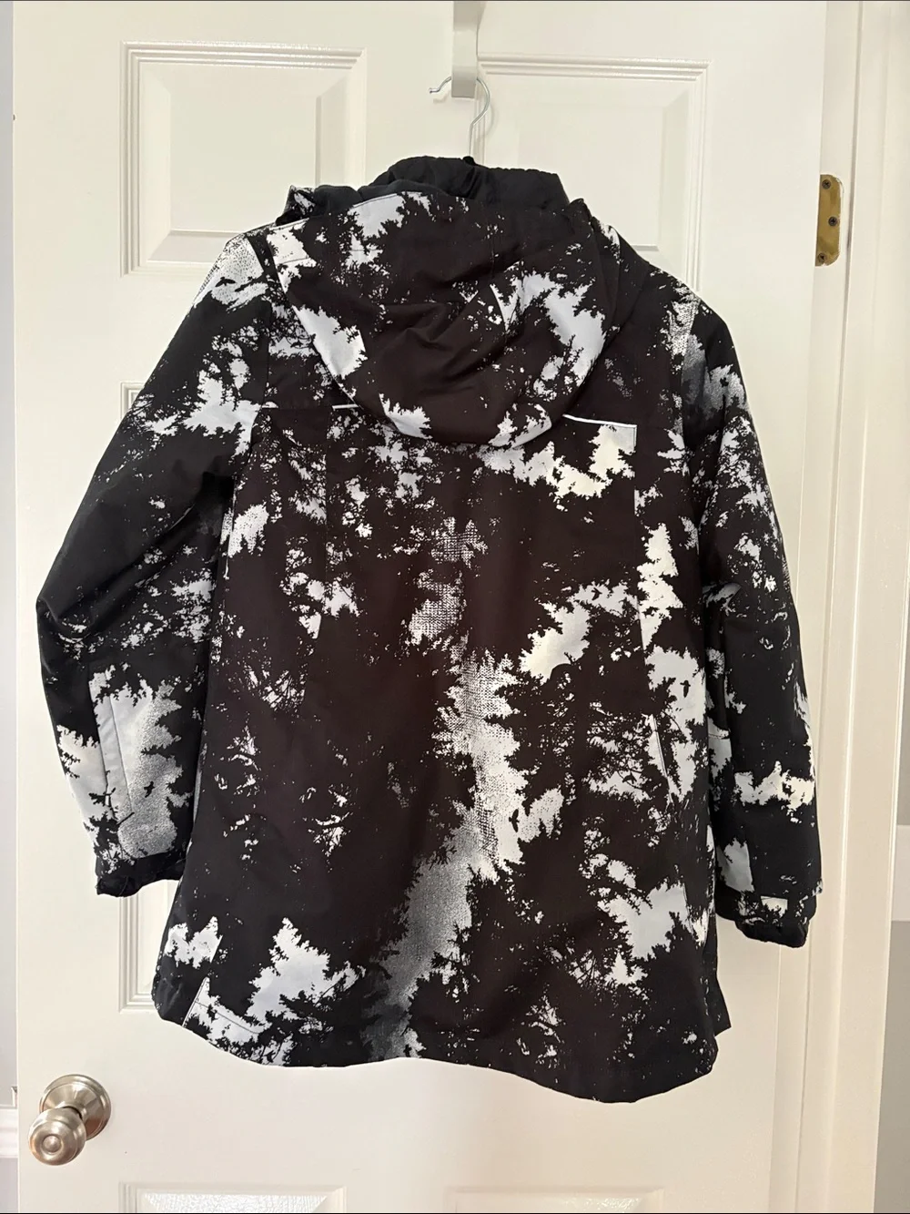 Columbia Whirlwind II Interchange Kids' Black & White Snow Jacket